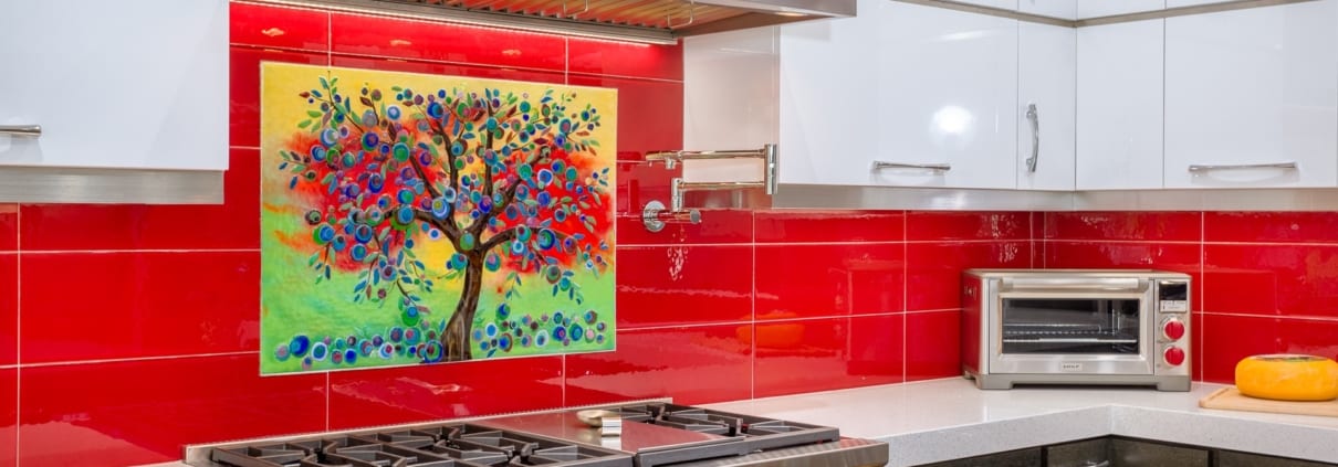 Colorful Backsplash