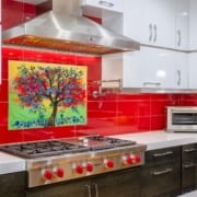 Colorful Backsplash