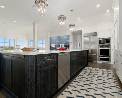 Newport-Kitchen-Remodel-Custom-Shaker-Cabinets-Island-SubZero Newport-Kitchen-Remodel-Custom-Shaker-Cabinets-Island-SubZero