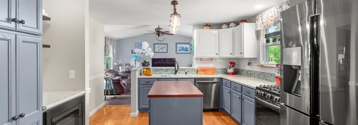 Rhode Island Blue Kitchen