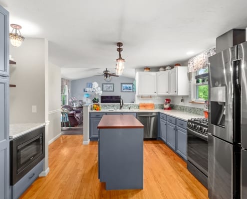 Rhode Island Blue Kitchen