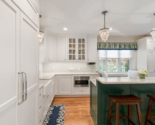 Colorful Transitional Kitchen