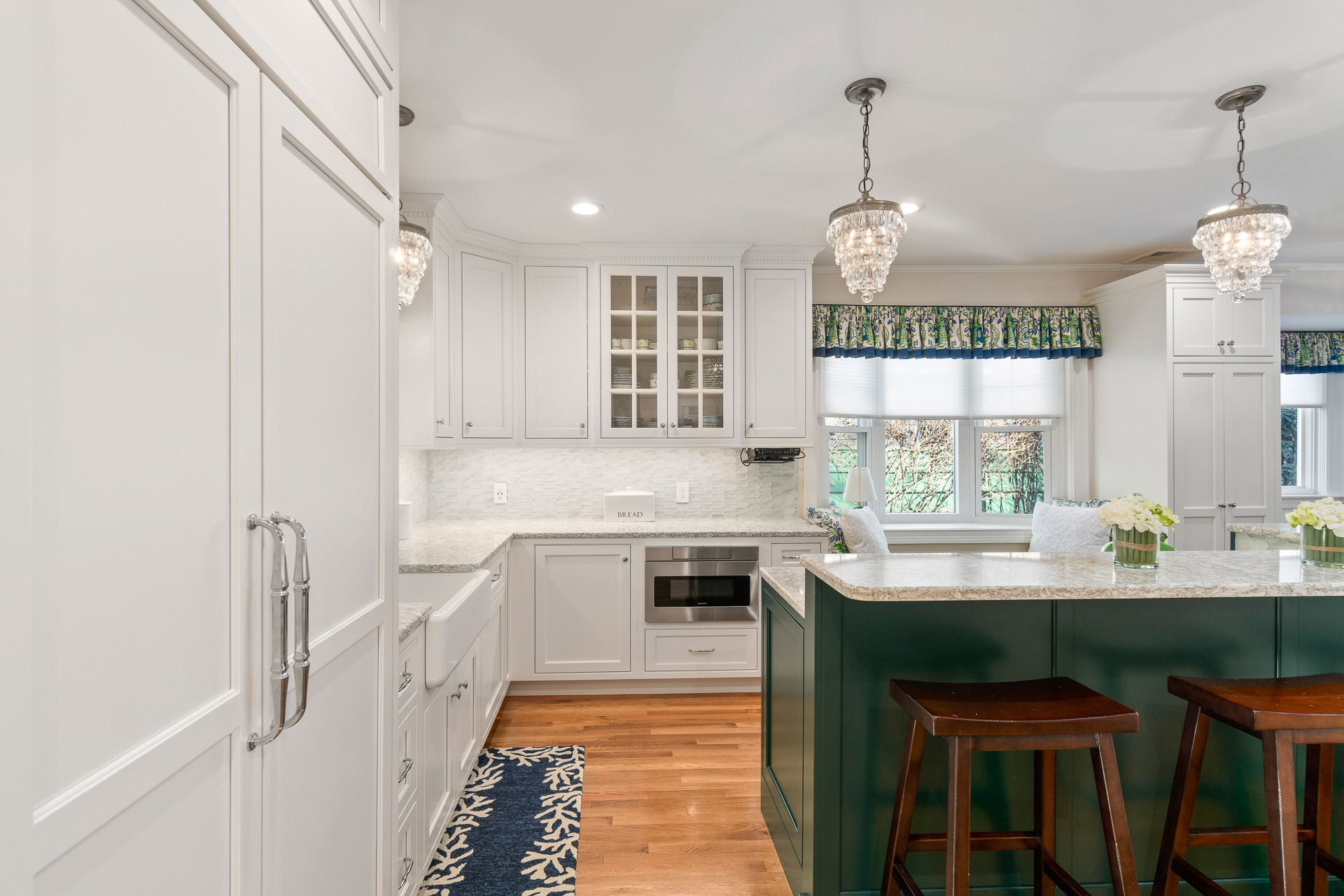 Colorful Transitional Kitchen