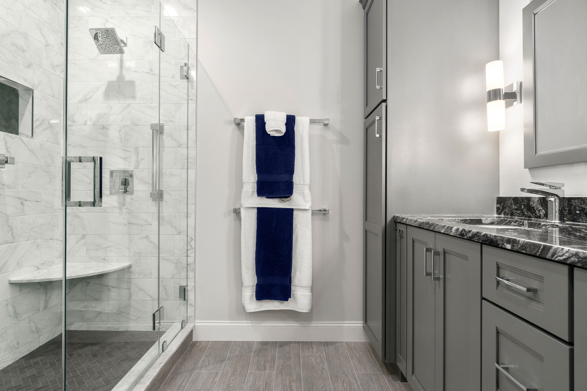 Luxurious Narragansett Master Bathroom