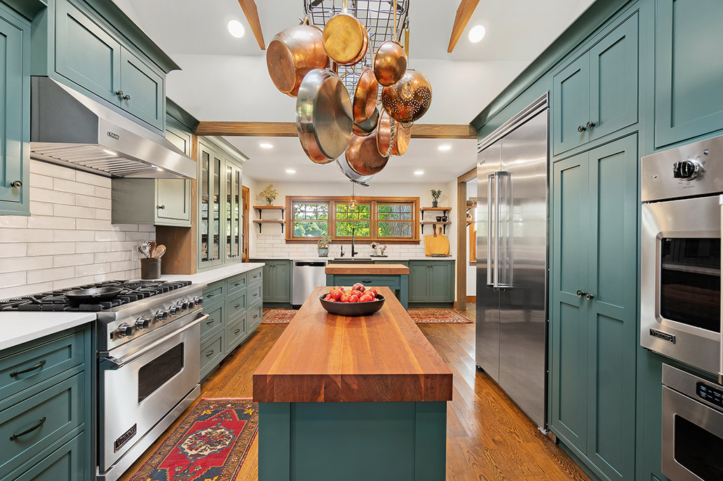eclectic-green-kitchen