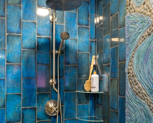 Colorful-Blue-tile-shower