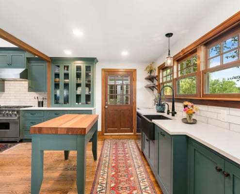 eclectic-green-kitchen